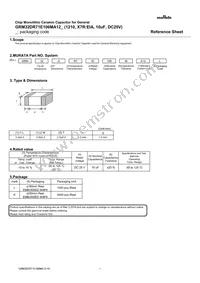 GRM32DR71E106MA12L Datasheet Cover