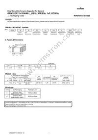 GRM32ER71H105KA01L Datasheet Cover