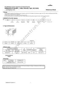 GRM42A5C3F180JW01L Datasheet Cover