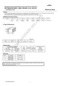 GRT188C80J475KE01D Datasheet Cover