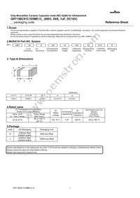 GRT188C81C105ME13D Datasheet Cover