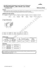 GRT188C81E225KE13D Datasheet Cover