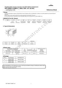 GRT188R61C105ME13D Datasheet Cover