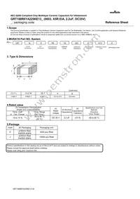 GRT188R6YA225KE13D Datasheet Cover