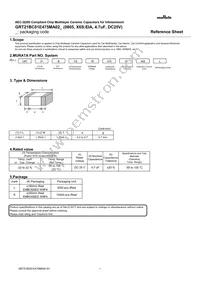 GRT21BC81E475MA02L Datasheet Cover