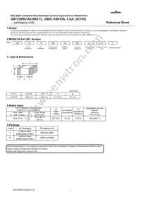 GRT21BR61A335KE13L Datasheet Cover