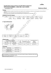 GRT31CC81E335ME01L Datasheet Cover