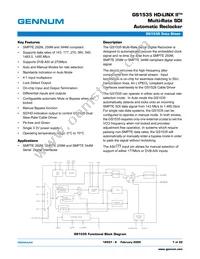 GS1535-CFUE3 Datasheet Cover