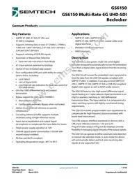 GS6150-INTE3 Datasheet Cover