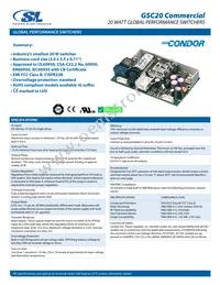 GSC20-28G Datasheet Cover