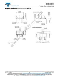 GSD2004A-HE3-18 Datasheet Page 3