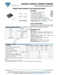 GSIB680N-M3/45 Datasheet Cover