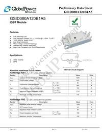 GSID080A120B1A5 Datasheet Cover