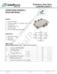 GSID100A120S5C1 Datasheet Cover