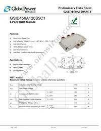 GSID150A120S5C1 Datasheet Cover