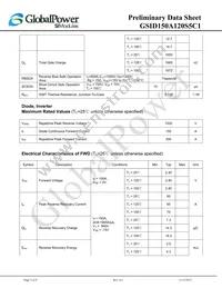 GSID150A120S5C1 Datasheet Page 3