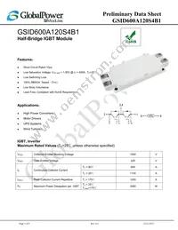 GSID600A120S4B1 Datasheet Cover