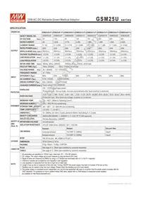 GSM25U24-P1J Datasheet Page 2
