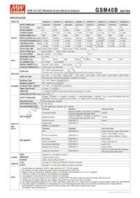 GSM40B18-P1J Datasheet Page 2