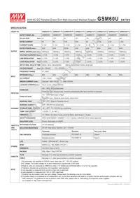 GSM60U15-P1J Datasheet Page 2