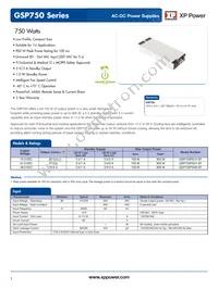 GSP750PS24-EF Datasheet Cover