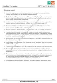 GSPW1641NSE-50X-TR Datasheet Page 13