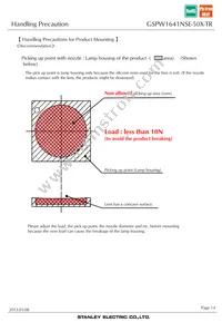 GSPW1641NSE-50X-TR Datasheet Page 14