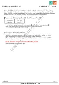 GSPW1641NSE-50X-TR Datasheet Page 15