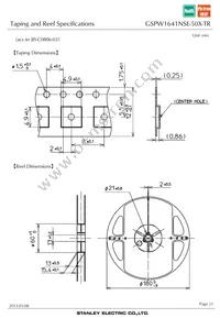 GSPW1641NSE-50X-TR Datasheet Page 21