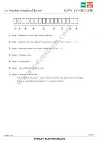 GSPW1641NSE-50X-TR Datasheet Page 22