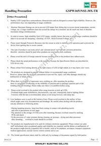 GSPW1651NSE-30X-TR Datasheet Page 12