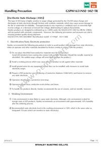 GSPW1651NSE-30Z-TR Datasheet Page 12