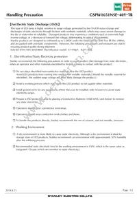 GSPW1651NSE-40Y-TR Datasheet Page 12