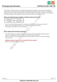 GSPW1651NSE-40Y-TR Datasheet Page 15