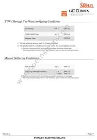 GSW3809X Datasheet Page 13