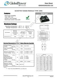 GSXD050A010S1-D3 Datasheet Cover