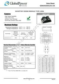 GSXD050A012S1-D3 Datasheet Cover