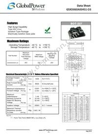 GSXD060A004S1-D3 Datasheet Cover