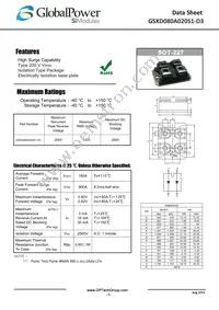 GSXD080A020S1-D3 Datasheet Cover