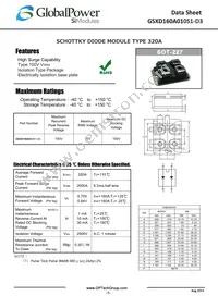 GSXD160A010S1-D3 Datasheet Cover