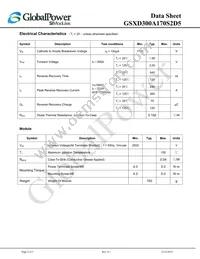 GSXD300A170S2D5 Datasheet Page 2