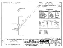 GT-BG350L Datasheet Cover