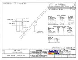 GT-CM3350L Datasheet Cover