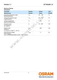 GT PSLM31.13-HRHT-26-KM-100-R18 Datasheet Page 3