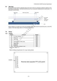 GT800X480A-C903PA Datasheet Page 15