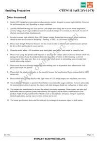 GTEW1151ASE-20Y-12-TR Datasheet Page 12