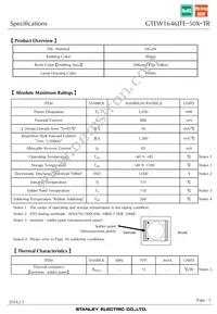 GTEW1646JTE-50X-TR Datasheet Page 3