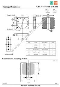 GTEW1656JTE-27Z-TR Datasheet Page 2