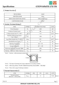 GTEW1656JTE-27Z-TR Datasheet Page 3