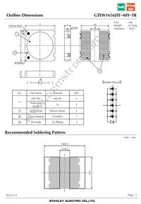 GTEW1656JTE-40Y-TR Datasheet Page 2